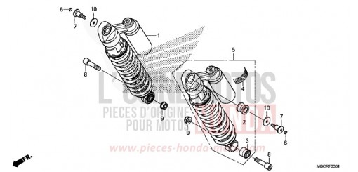 AMMORTIZZATORE POSTERIORE (CB1100NA/NAD) CB1100NAJ di 2018